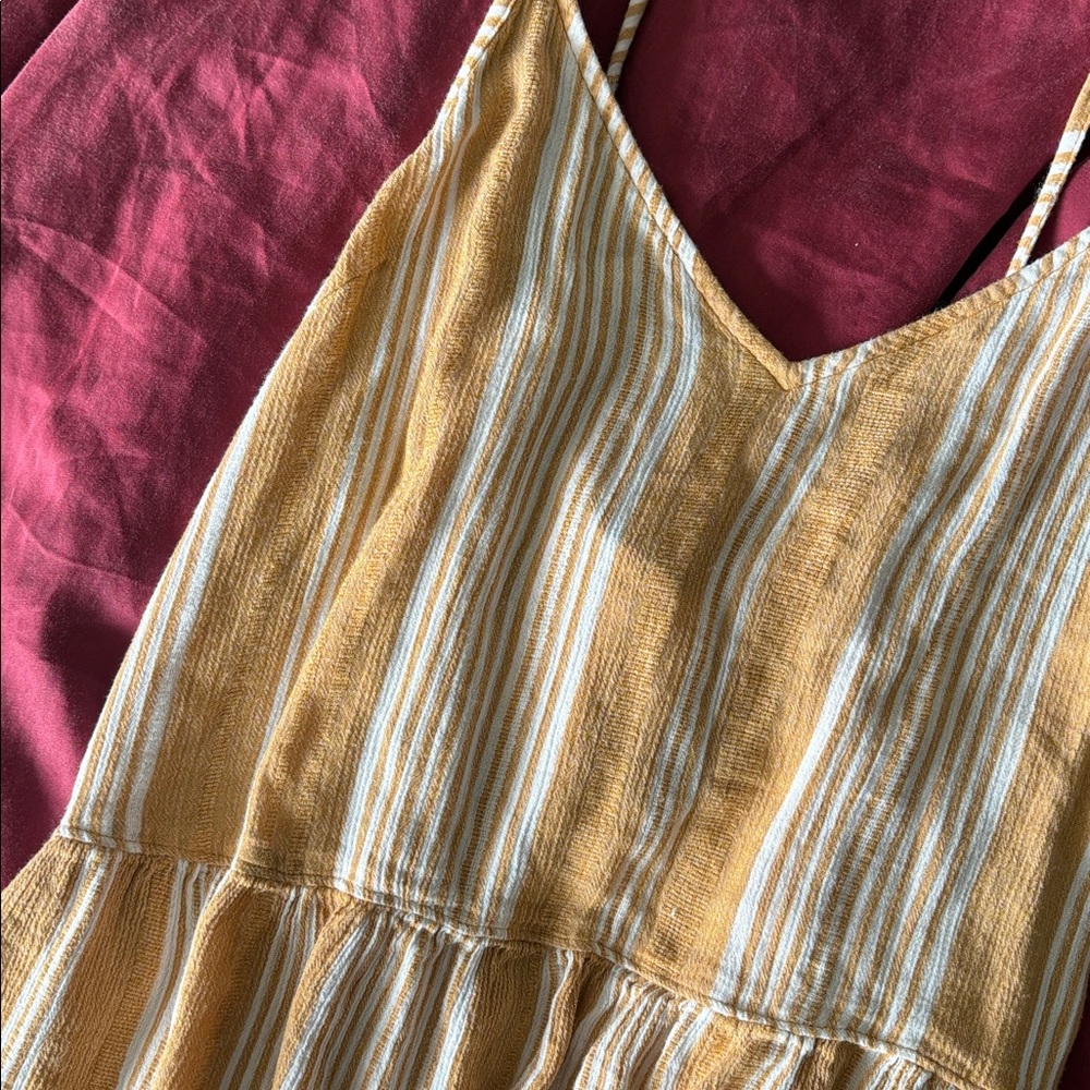 American Eagle Mustard Breezy Tank